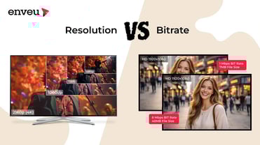 Bitrate vs Resolution which is better for video broadcasting | Enveu