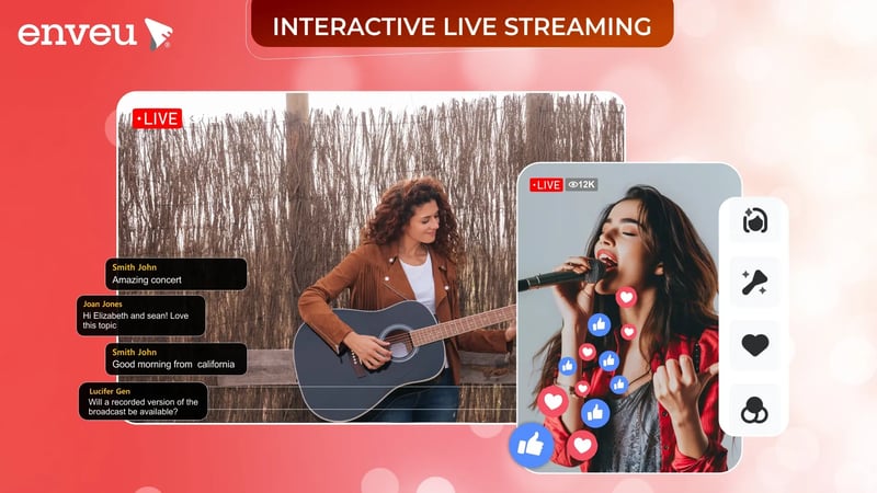 Live Streaming to Engage Audience