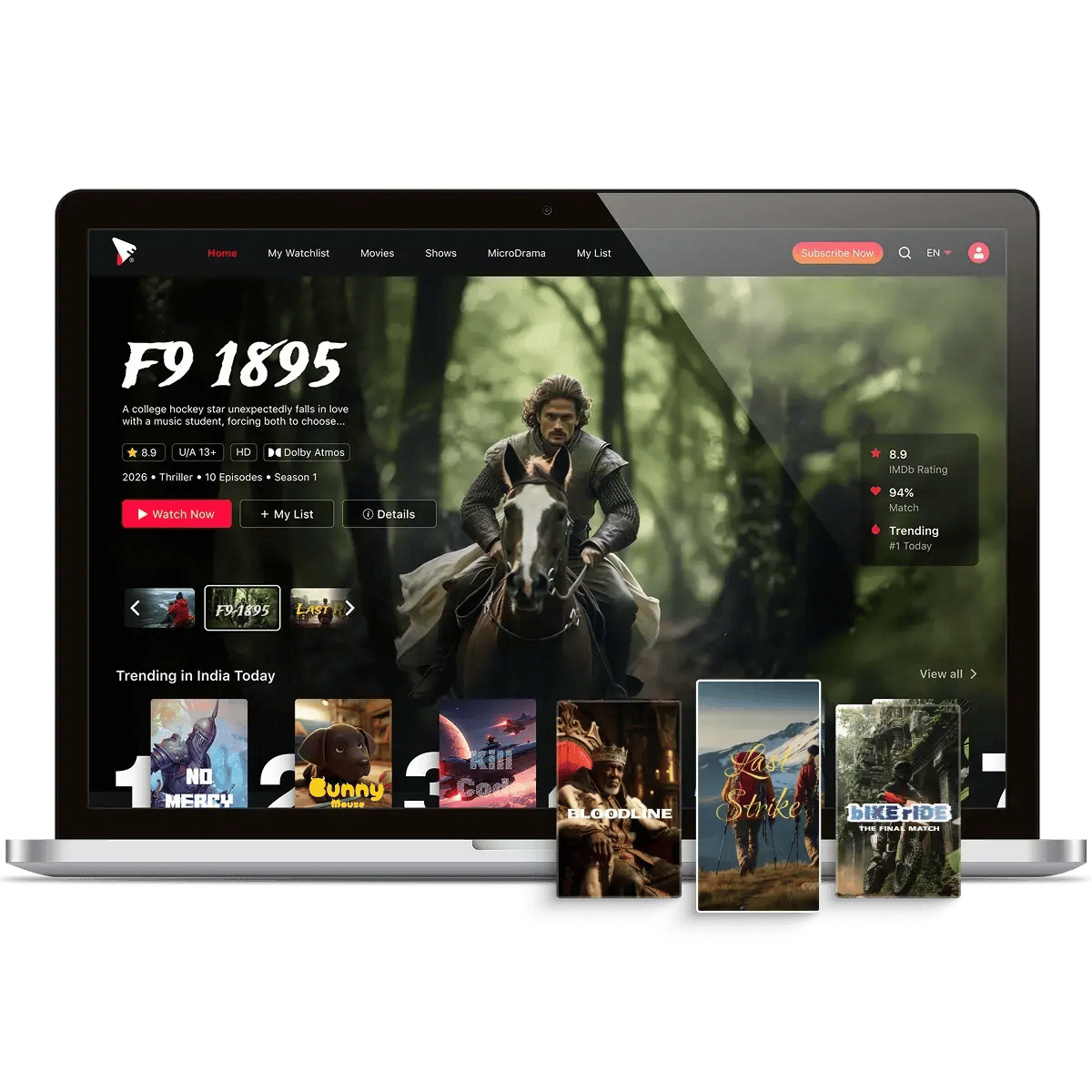 OTT Web app