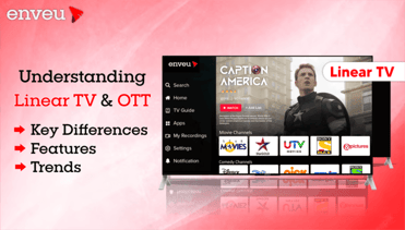 Decoding Linear TV and OTT: Differences, Features, Trends | Enveu