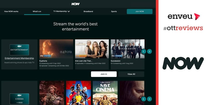 A Study into the Journey of NOW TV - Enveu