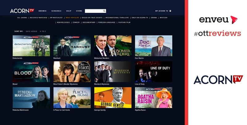 Acorn TV: A Commonwealth &amp; Latin OTT Behemoth - Enveu