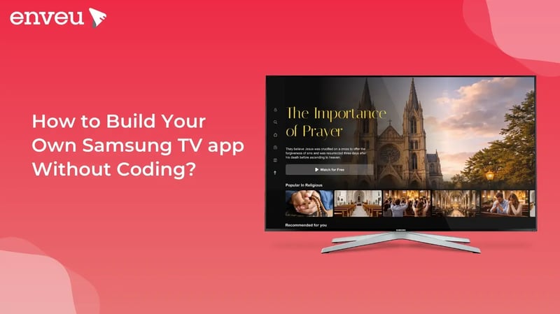 Samsung TV app Without Coding