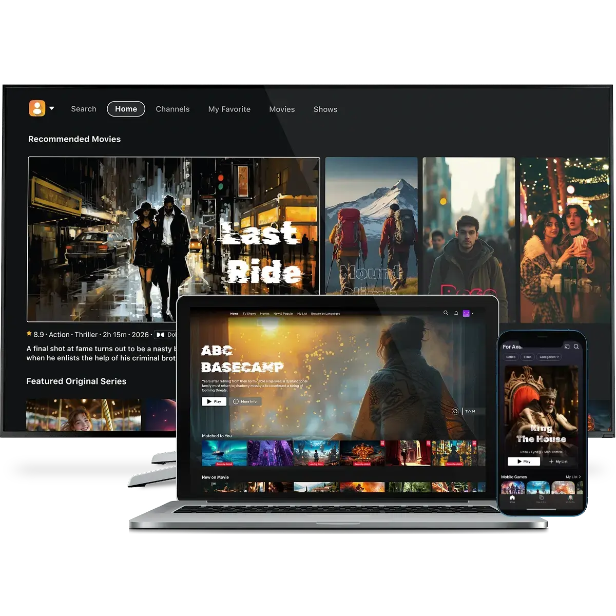 Netflix like streaming