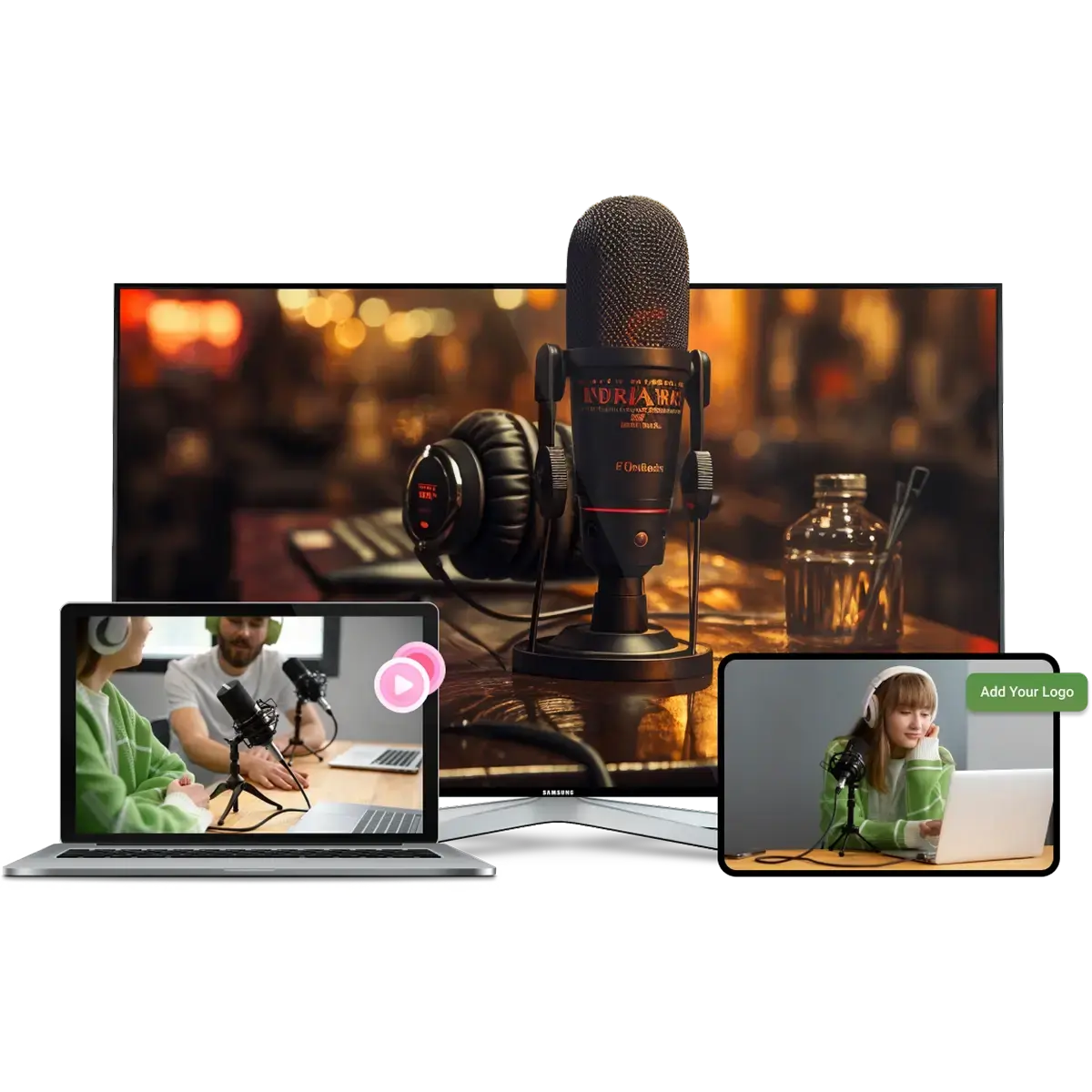 Podcast Hosting in the Enveu platform