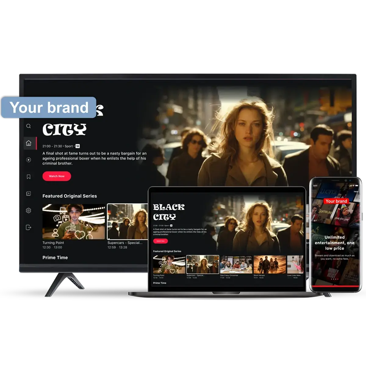 White Label Streaming in the Enveu platform