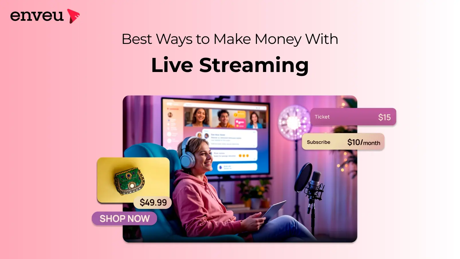 Best Ways to Make Money With Live Streaming.