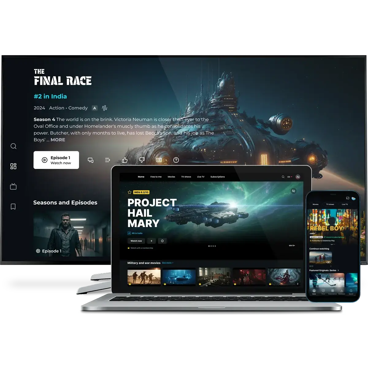 Prime video like streaming