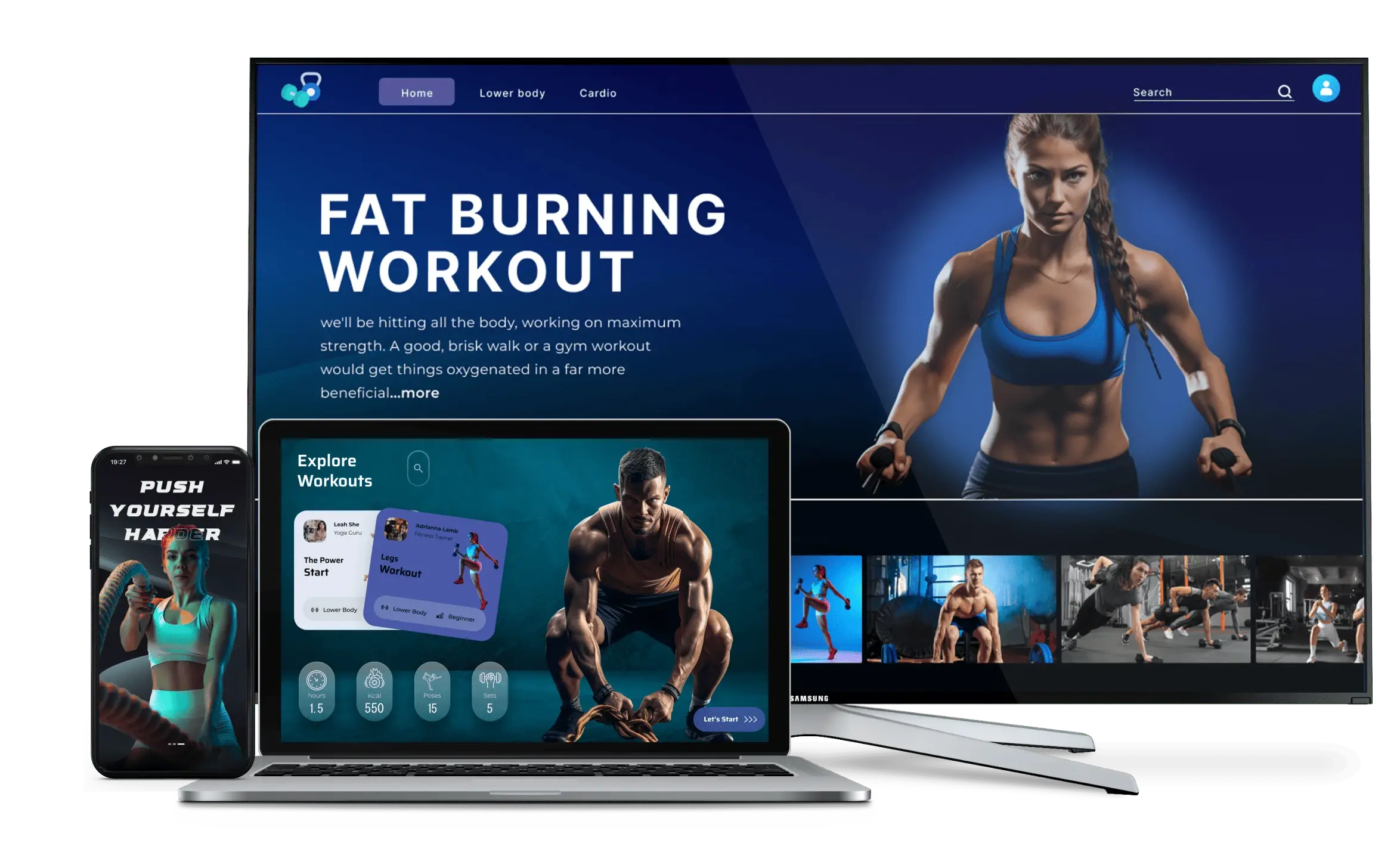 online fitness platform