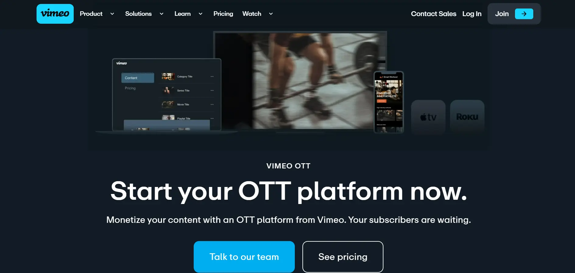 OTT streaming platform